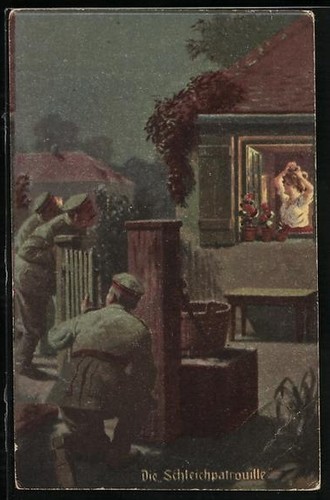 Künstler arthur thiele - künstler-ak,