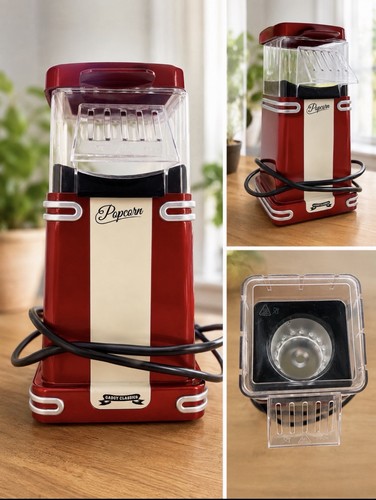 Retro popcorn maschine 1200w - maschine,
