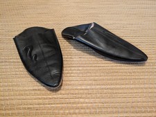 Babouche Slipper/Hausschuhe/Schuhe Berber Marokko/Orient Leder schwarz Gr.41/42