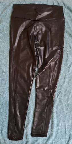 Kunstleder leggins schwarz - leggins,