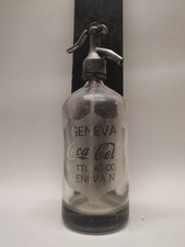 Seltz Syphon Flasche Soda Alt Selten Coca Cola Geneva 