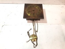 Dugena Wanduhr Wand Uhr Dunklem Holz Gehäuse Wandpendeluhr