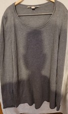 ESPRIT Damen T-Shirt Gr. L grau langarm gebraucht gut erhalten