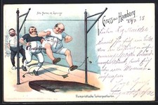 Alte Herren im Sprunge