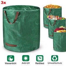 3x 272 Liter Gartensack Set