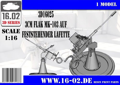 3d16025 3cm flak - 3cm, mk-103