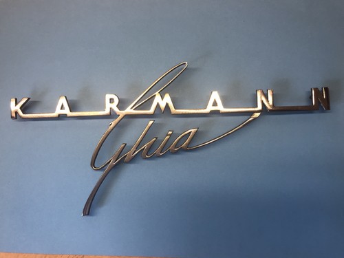 Karmann ghia schriftzug - karmann,
