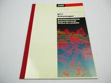 Schaeff HT7 Anbaubagger Betriebsanleitung Bedienungsanleitung 1980