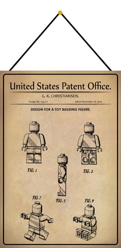 Blechschild 20x30 patent - blechschild,