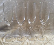 4 x Villeroy & Boch VB Sekt Sektglas Sektgläser Sektflöte Kristallglas