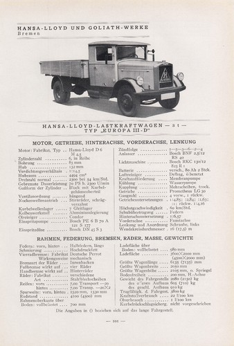 Bremen typentafel 1935 - typentafel,