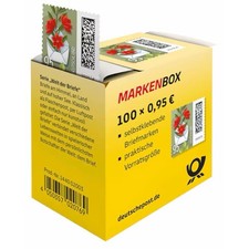 Porto Briefmarken Box 100 x