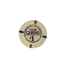 Four queens poker chip - four,