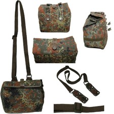 original abc bundeswehr tasche bw tragetasche gasmaske schutzmaske flecktarn