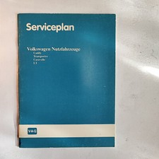 VW Caravelle Transporter LT CADDY Serviceplan - 1984 - Leer - Serviceheft