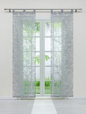 2er Schiebegardinen Voile