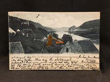 alte AK Blick aus Wannow gegen Schreckenstein u. Aussig – gel. 1902/ Vanov