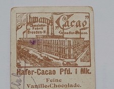 R.Selbmann Dresden Sachsen Schokoladenfabrik         Sammelbild vor 1945 Selten.