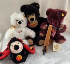 Steiff, Petsy 4 Stofftiere mit