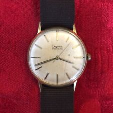 DUGENA HERREN UHR PRECISION AUTOMATIC 34MM VINTAG EDELSTAHL VERGOLDET DUGENA