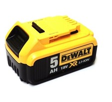  Original Dewalt Akku 18 V Li   DCB 184  - Neubestückt mit 5.0 Ah  5000 mAh 