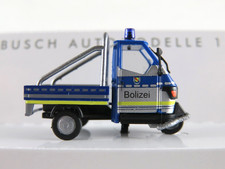 Busch 48492 Piaggio Ape 50 Cross Country (2006) "Bolizei" 1:87/H0 NEU/OVP