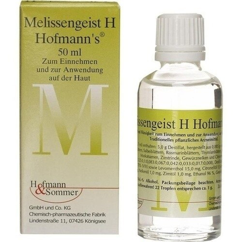 Melissengeist hofmann s - melissengeist, h