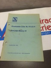 Sachs Standmotor 51 Ersatzteilkatalog Ersatzteilliste Ersatzteile Handbuch A5044