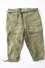 Lederhose sämisch Elch grün