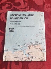 Übersichtskarte DB Kursbuch