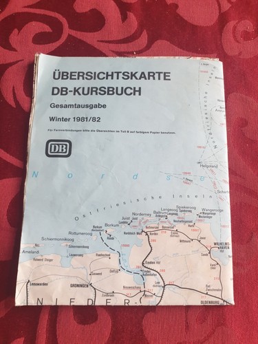 übersichtskarte kursbuch - Übersichtskarte, db