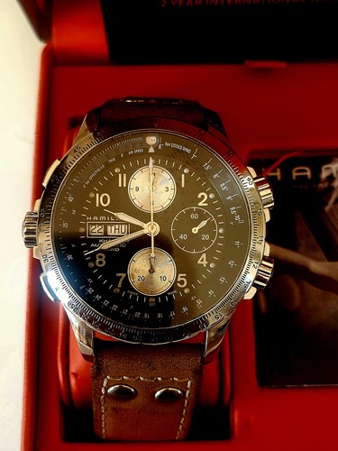 Hamilton khaki wind - khaki, auto