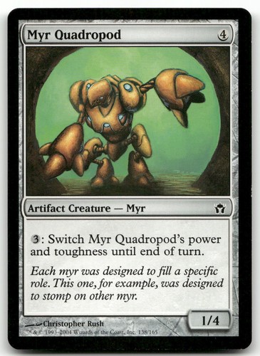 Myr quadropod 138 fifth - quadropod, #138