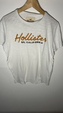 Hollister T-Shirt / Weiß mit