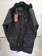 Öljacke Wachsjacke Navyblau Größe S - Made in England - Ashby NEU