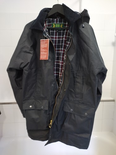 öljacke wachsjacke navyblau - Öljacke,