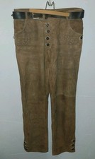 Trachten Lederhose Damen braun