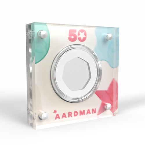 Jahre aardman 50p münze - aardman,