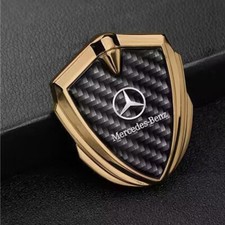 2PCS  Carbon Fibre Car Emblem