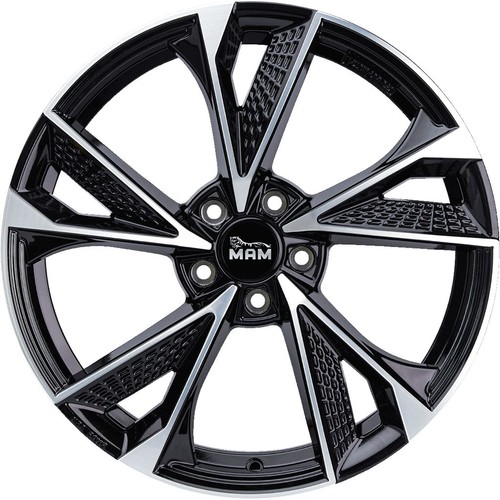 Mam rs6 black front polish - black,