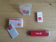 1x VERDI Werbegeschenk, WAHL aus PIN, Trillerpfeife, Ehrennadel ODER Feuerzeug