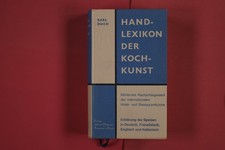 284498 Karl Duch HANDLEXIKON DER KOCHKUNST Verlag Albert Pröpster KG Modernes