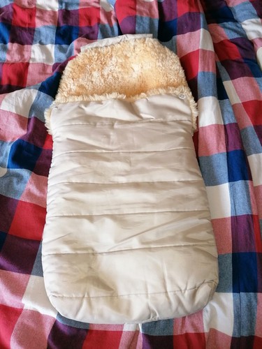 Lammfell fußsack für - fußsack,