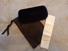 Gucci Brillenetui Samt schwarz