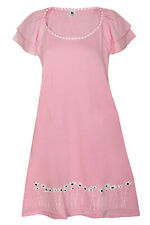 Nanso Short Dress kurzes Nachthemd Gr. XS 36 S 38 Hauskleid Sleepshirt 90cm F9