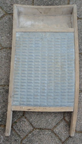 Altes waschbrett zink - altes,