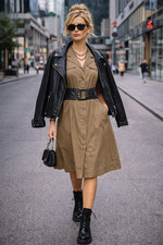 🔹Stretch Hemdblusenkleid