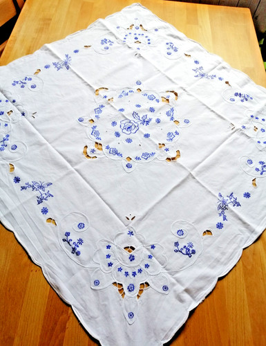 Blaudruck mitteldecke - blaudruck,