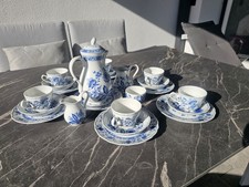 Tirschenreuth Echt Kobalt Zwiebelmuster 22 Teile Kaffeeservice / Tafelservice