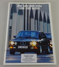 Prospekt bmw 5er e28 - bmw,